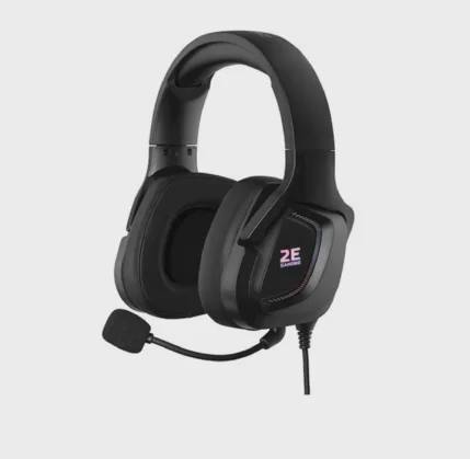 Oyun üçün simli qulaqlıq 2E Gaming HG340, mini-jack/dual 3.5mm, RGB, 2m, Black — Bakı