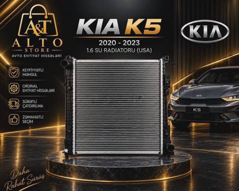 Su radiatoru Kia K5 2020-2023 1.6 — Bakı