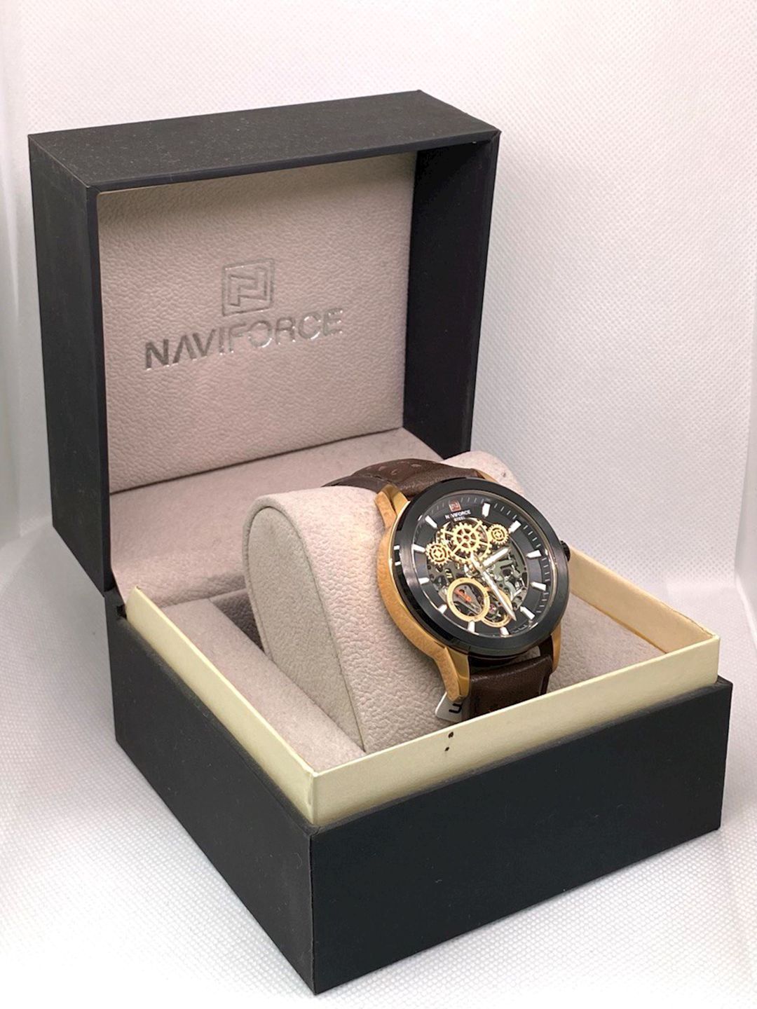 Qol saatı kişilər üçün Naviforce NFS1002 Black/Brown — Mallar, Bakı (2)