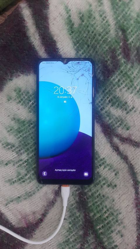Samsung Galaxy A02, rəng - Mavi, Qırıq — Masazır