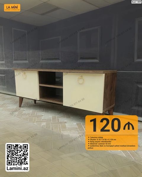 Televizor altlığı - Ölçülər: Dərinlik 35 sm Hündürlük 50 sm — Bakı