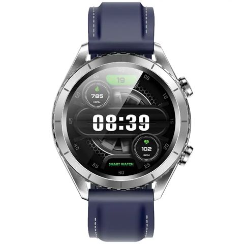 Green Lion Galvin Smart Watch Blue & Silver — Bakı