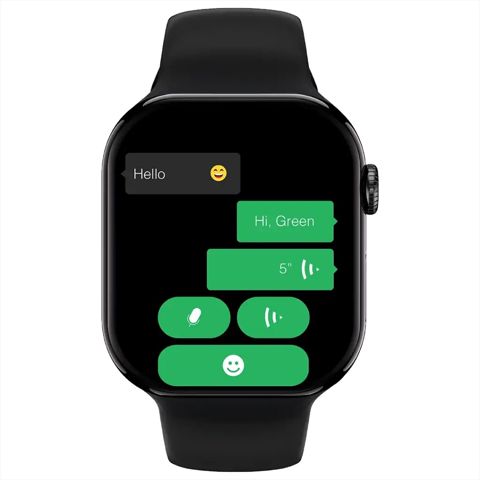 Green Lion Flex 46 - 2.06'' IPS Smart Watch - Black — Bakı