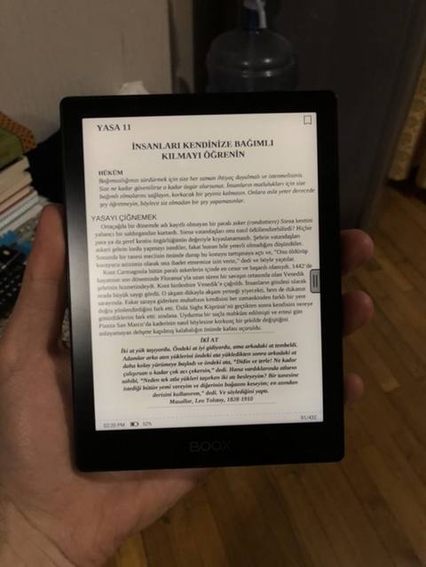 Onyx Boox elektron kitab oxuyucusu Xüsusiyyətlər: - E‑ink ekran — 360 ₼ · Bakı, Nərimanov · Elektron kitablar Onyx Boox elektron kitab oxuyucusu Xüsusiyyətlər: - E‑ink ekran — Bakı