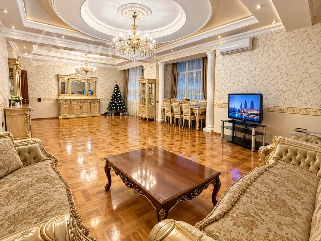 3 otaqlı mənzil, 170 m², Huseyn Cavid Prospekti — kirayə — Bakı