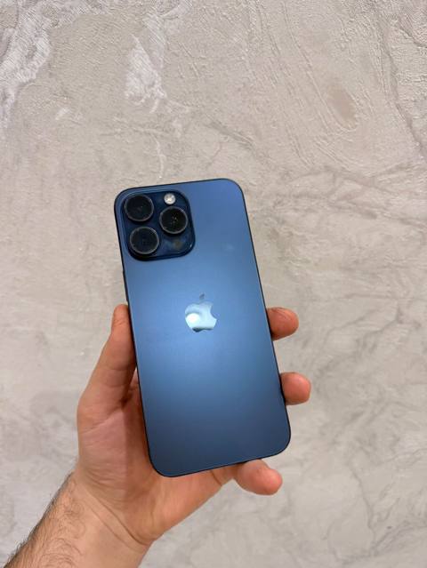 IPhone 15 Pro Max, 256 GB, Mavi, Face ID — Bakı