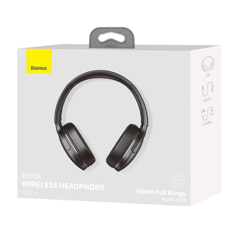 Baseus Encok D02 Pro Simsiz Qulaqlıq - Black — Simli qulaqlıqlar, Bakı (4)