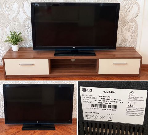 Model: LG 42LK451 sade.tv. Ekran ölçüsü: 42 düym (təxminən 107 — 170 ₼ · Qobu · Televizorlar Model: LG 42LK451 sade.tv. Ekran ölçüsü: 42 düym (təxminən 107 — Qobu