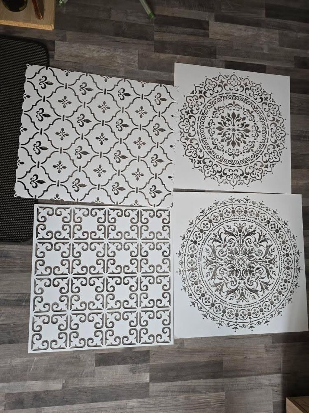 Dekorativ şablonlar (stencil) dəsti Ukraynadan sifaris edilmiş — Plitka və örtü materialları, Bakı (2)