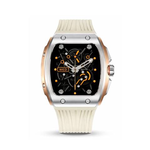 Green Lion Time Smart Watch - Silver — Bakı