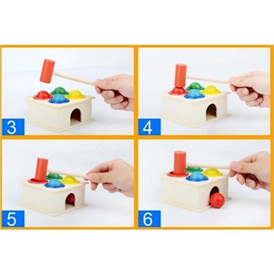 Sorter Tak-Cak, taxta, rəngbərəng — Mallar, Bakı (2)