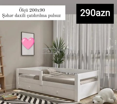 Siyirməli çarpayı — 290 ₼ · Bakı · Bəşikləri Siyirməli çarpayı — Bakı