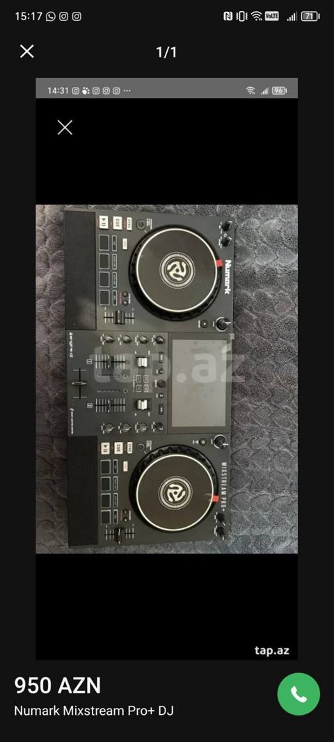 Numark Mixstream Pro+ DJ kontrol sistemi - İki kanallı, hər tərəfdə — 950 ₼ · Sumqayıt · Studiya və konsert üçün Numark Mixstream Pro+ DJ kontrol sistemi - İki kanallı, hər tərəfdə — Sumqayıt