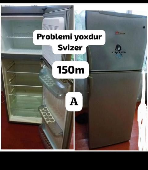 Svizer markalı ikikameralı soyuducu - Dondurucu yuxarıda, əsas kamera — 150 ₼ · Bakı · Soyuducular Svizer markalı ikikameralı soyuducu - Dondurucu yuxarıda, əsas kamera — Bakı