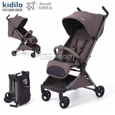 Kidilo FY01 Premium Səyahət Uşaq Arabası Kompakt və Zərif Dizayn — Bakı