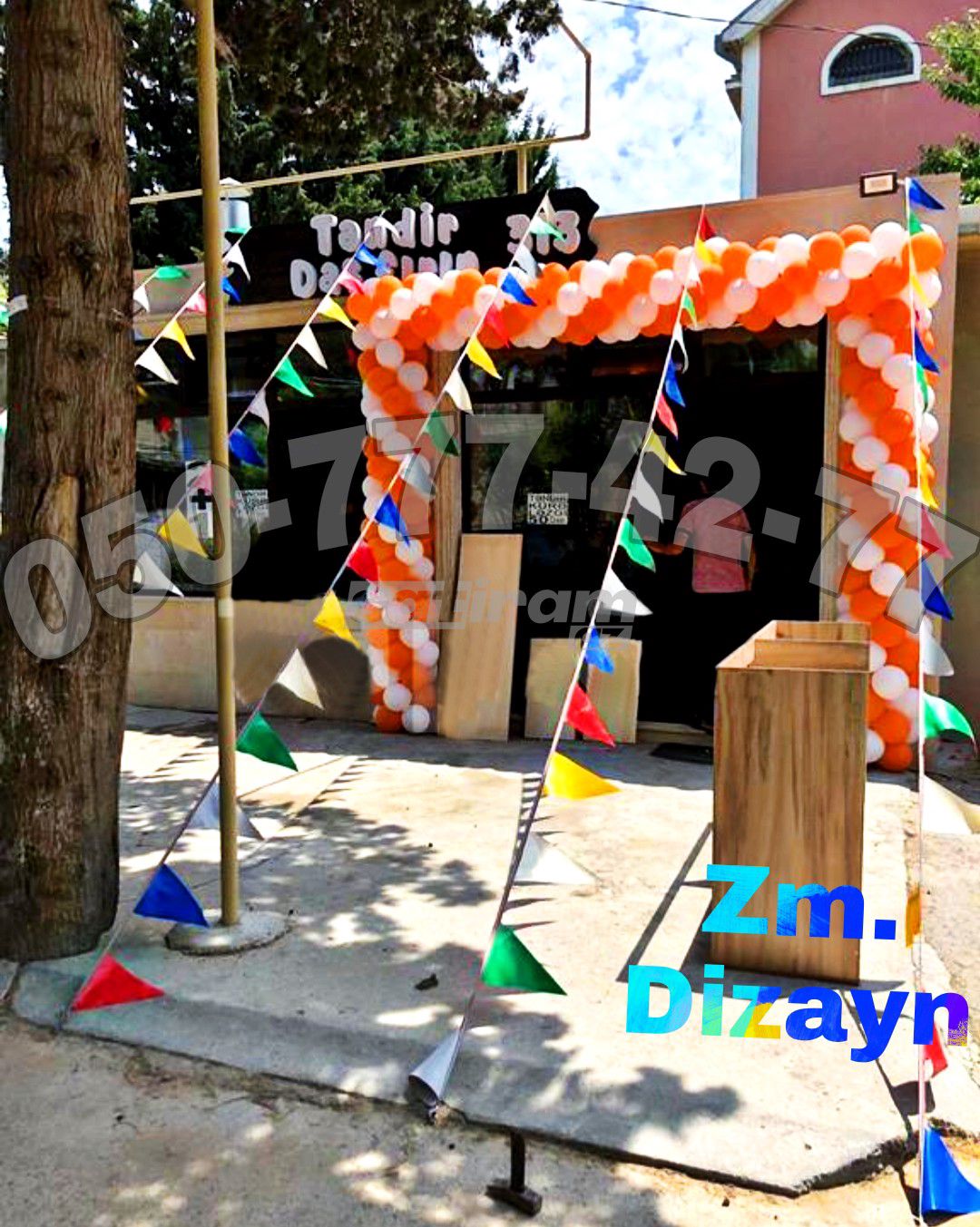 Bayraq bezeme — Aynalar, Bakı (2)