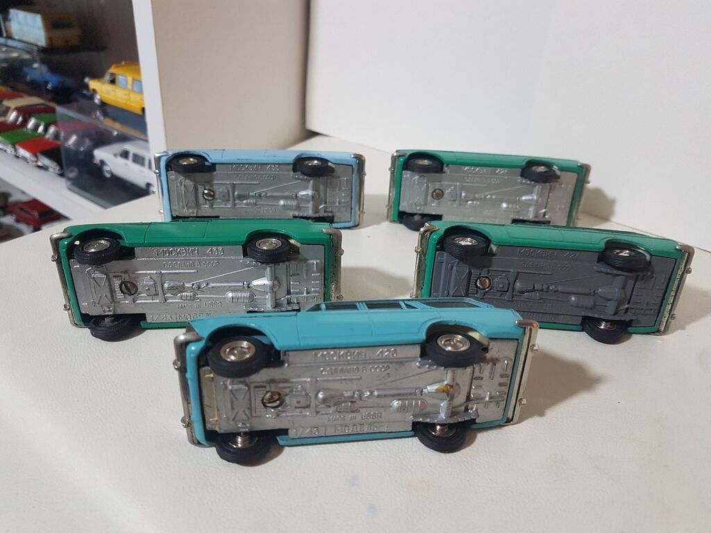 Məhsul: Sovet dövrü metal model avtomobillər toplusu Təsvir — Modellar, Bakı (3)