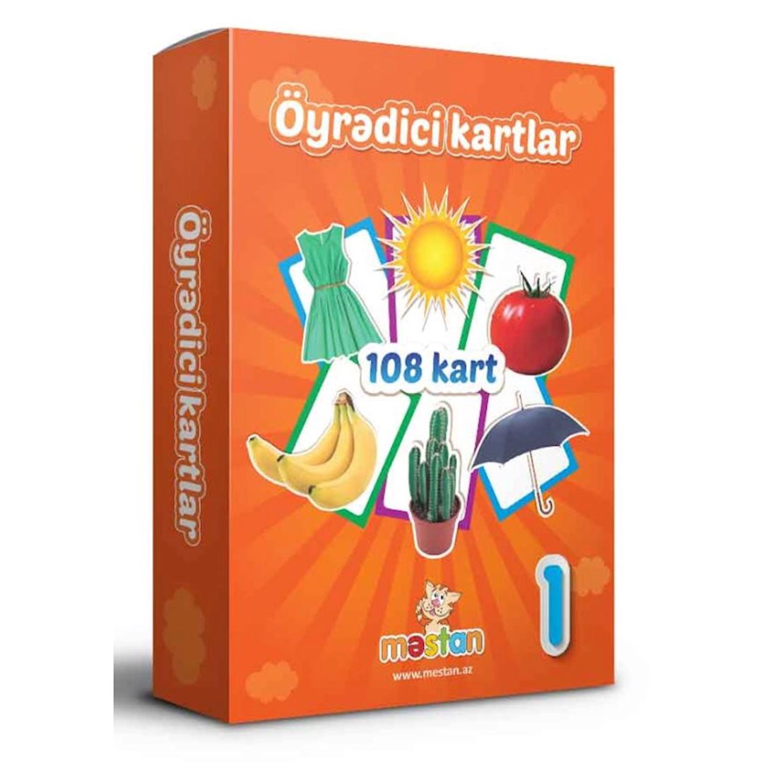 Öyrədici kartlar Mestan 108 əd, azərbaycan dilində — Mallar, Bakı