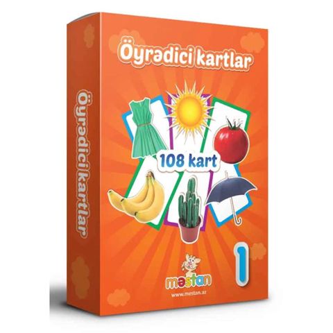 Öyrədici kartlar Mestan 108 əd, azərbaycan dilində — Bakı