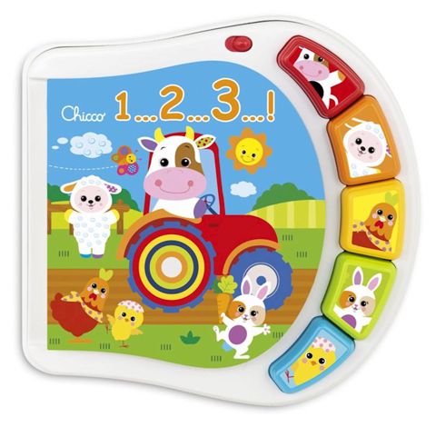Kitab-oyun Chicco Baby Senses Animals Junior, 6 aydan, 19.5x19 sm — Bakı