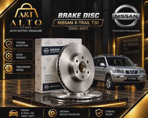 Əyləc diski Nissan X-Trail T30 (2000–2007) — 46 ₼ · Bakı · Avto Əyləc diski Nissan X-Trail T30 (2000–2007) — Bakı