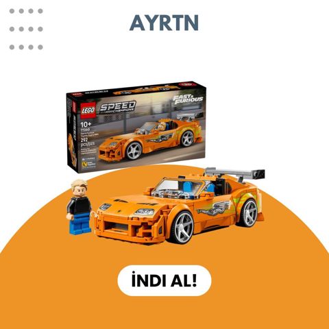 Lego Speed Champions – Fast & Furious Toyota Supra (set 76912) — Bakı