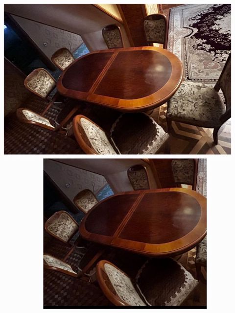 Masa ve 7 oturacaq Satilir 180 azn. Masa acilir Unvan:Qaracuxur — Bakı