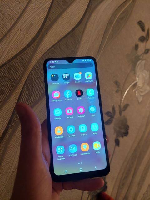 Samsung Galaxy A70, rəng - Göy, Zəmanət, Qırıq, Simsiz şarj — Bakı