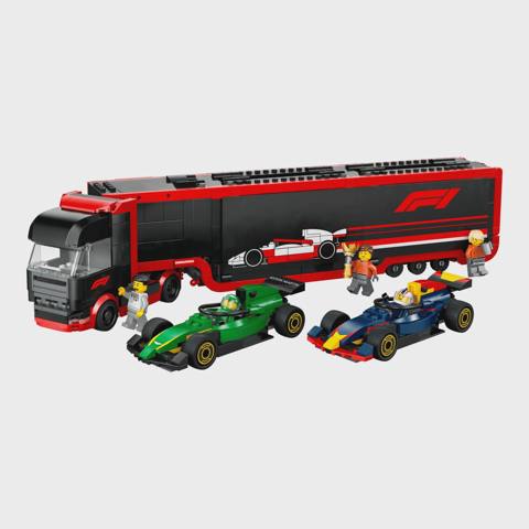 Konstruktor Lego City F1 Truck with RB20 & AMR24 Cars 5702017812519 (60445) — Конструкторлар