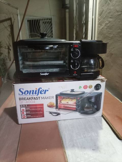 Sonifer Breakfast Maker SF-4004 – 3‑ü 1-də səhər yeməyi stansiyası — 60 ₼ · Bakı, Nərimanov · Qahvə aparatları və maşınları Sonifer Breakfast Maker SF-4004 – 3‑ü 1-də səhər yeməyi stansiyası — Bakı