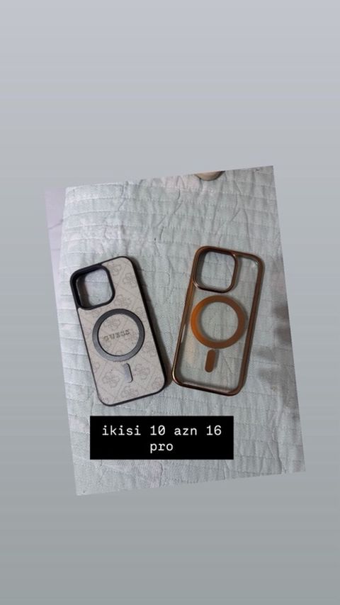 IPhone 16 Pro üçün 2 ədəd telefon qabı seti. - Model uyğunluğu — 10 ₼ · Xırdalan · Digər IPhone 16 Pro üçün 2 ədəd telefon qabı seti. - Model uyğunluğu — Xırdalan