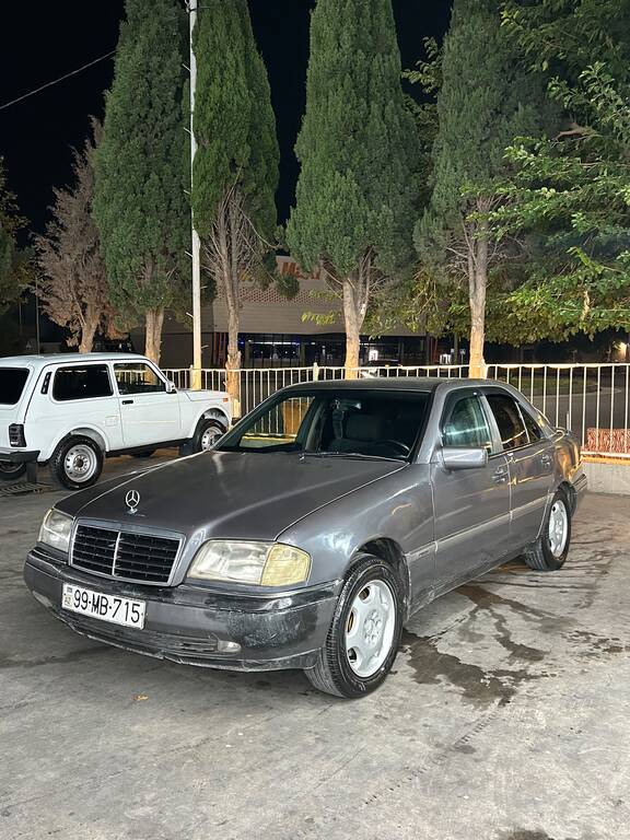 Mercedes C 180, 1.8 L, 1995 il, 250 000 km 99-MB-715 — Avtomobillər, Gəncə (2)
