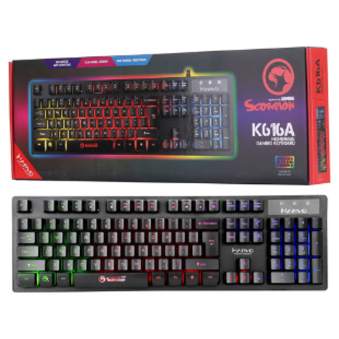 Klaviatura Marvo Scorpion K616A — Klaviaturalar və siçanlar, Bakı (2)