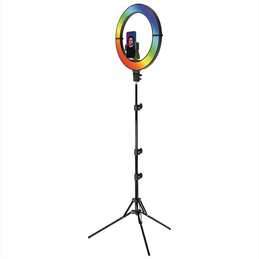 Green Lion 18- inch Foldable Ring Light - Black — Vəsiqə flaş, Bakı (2)