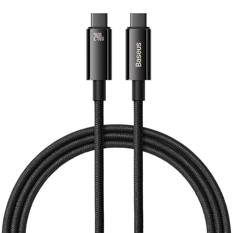 Baseus Tungsten Gold 240W Type-C Kabel — Şarj cihazları, Bakı