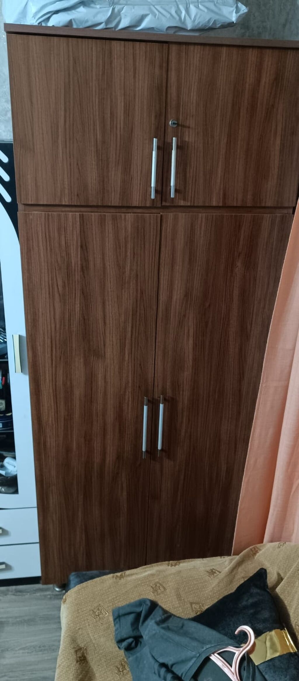 İki bölməli paltar dolabı - Material: Aşağı hissə və üst şkaf eyni — Şkaflar, Bakı (3)