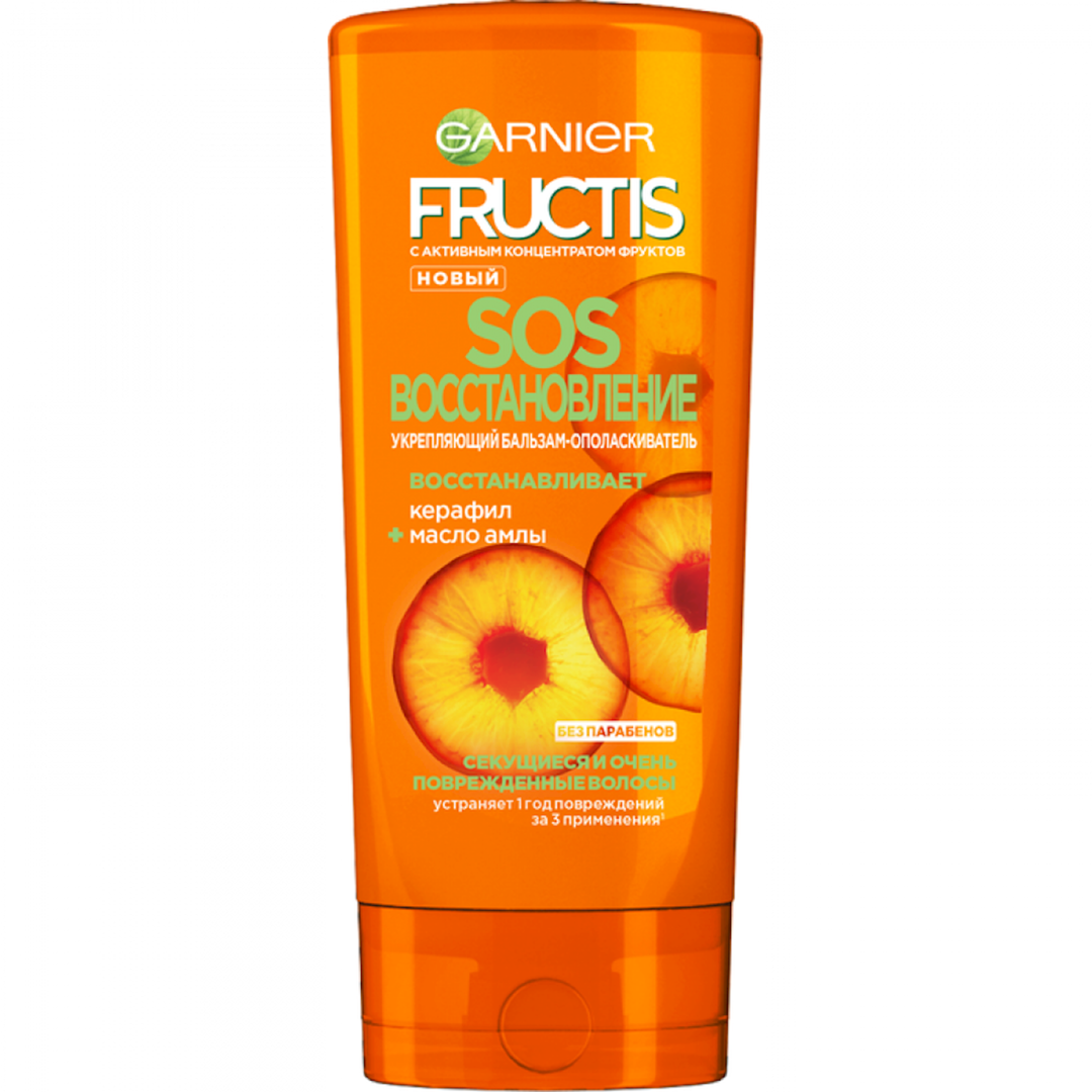 Saçlar üçün balzam-yaxalayıcı Garnier Fructis SOS Gücləndirən, 200 ml — Mallar, Bakı