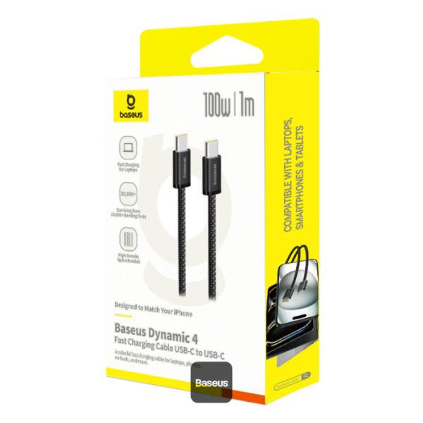 Baseus Dynamic 4 100W Usb-c Kabel - Black — Şarj cihazları, Bakı (4)