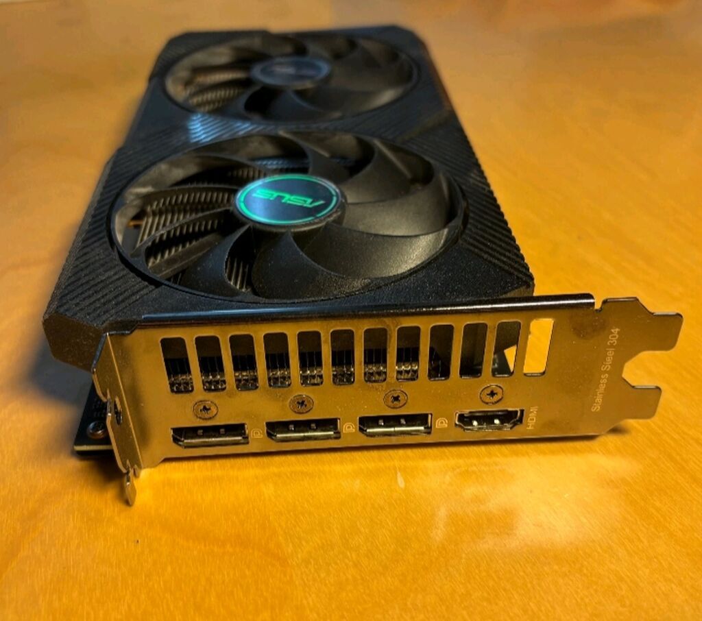 Videokart Asus GeForce RTX 3060, 12 GB, İşlənmiş — Qrafik kartlar, Bakı (5)