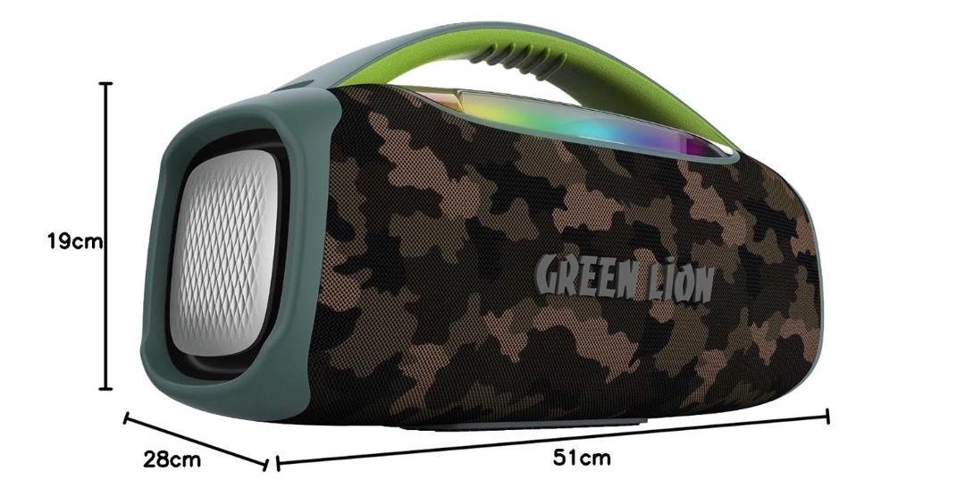 Green Lion Beam Pro Speaker 120W with Microphone Green — Simsiz dinamiklər, Bakı (3)