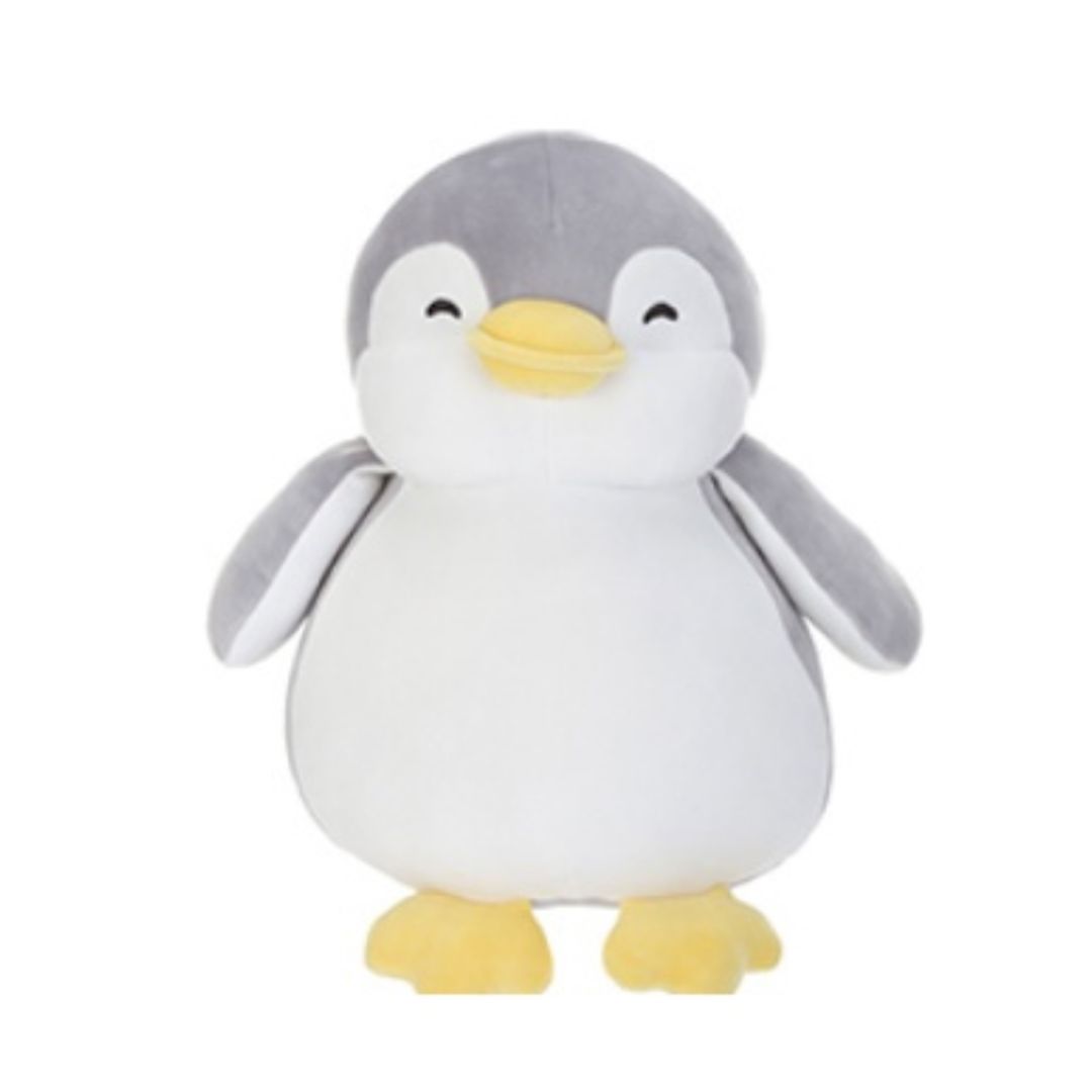 Plüş balaca pinqvin Miniso, boz, polyester, 28 sm, 0+ yaş — Yumşaq oyuncaqlar, Bakı