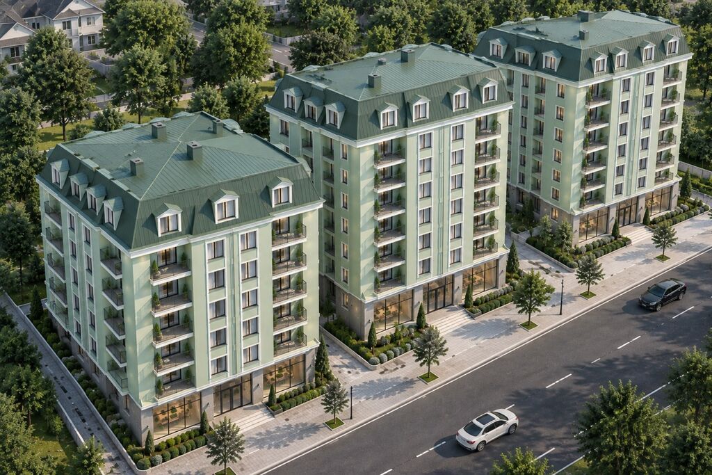 1 otaqlı, Yeni tikili, 42 kv. m — Mənzil, Xırdalan (2)