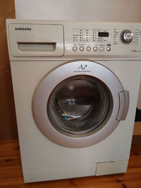 Paltaryuyan maşın Samsung, 6 kq, İşlənmiş, Avtomat, Qurutmasız, Kredit yoxdur, Ünvandan götürmə — 110 ₼ · Bakı · Çamaşır maşınları Paltaryuyan maşın Samsung, 6 kq, İşlənmiş, Avtomat, Qurutmasız, Kredit yoxdur, Ünvandan götürmə — Bakı