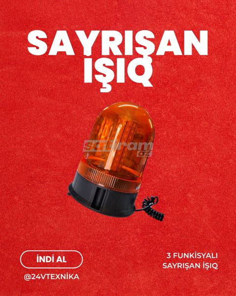 Yük Avtomobilləri üçün Sayrışan İşıq (Miqalka) — 30 ₼ · Bakı · Ehtiyat hissələri və aksesuarlar Yük Avtomobilləri üçün Sayrışan İşıq (Miqalka) — Bakı