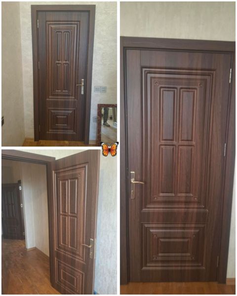5 ədəd mdf material otaq qapısı satılır,ədədi 70₼. 3 ədədi otaq — 70 ₼ · Bakı · Pəncərələr, qapılar, balkonlar 5 ədəd mdf material otaq qapısı satılır,ədədi 70₼. 3 ədədi otaq — Bakı