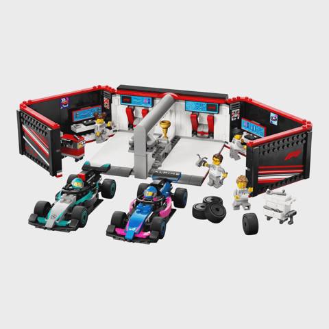 Konstruktor Lego City F1 Garage and Mercedes-AMG & Alpine Cars 5702017812502 (60444) — Конструкторлар