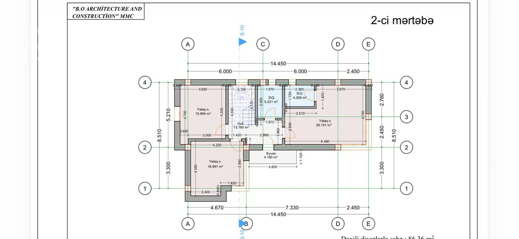 5 otaqlı həyət evi, 215 m², Badamdar 3 massiv — Ev, villa, Bakı (12)