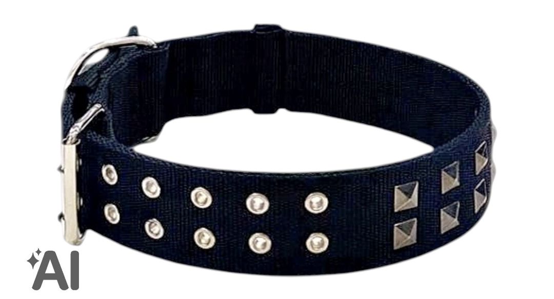 İt və pişiklər üçün boyunluq, parça/metal, qara — Mallar, Bakı