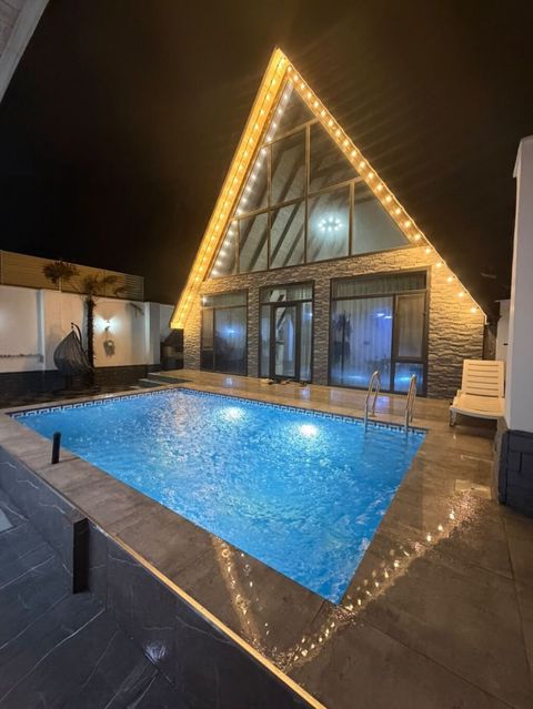 A-Frame.3yatağ otağı Sauna,manqal,samovar,istihovuz 150aznden — Novxanı