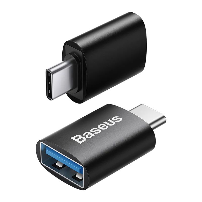 Baseus Ingenuity Mini OTG Adapter Usb-c to Usb-a Black — Smartfon üçün kabelləri və keçidçilər, Bakı (2)
